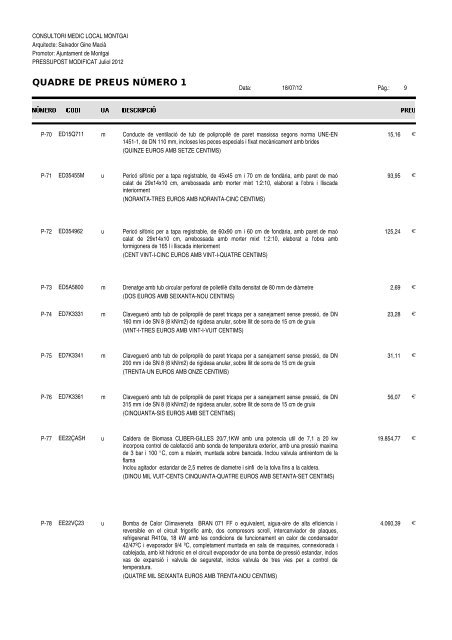 1102 Pressupost MODIFICAT Edificacio.pdf - Consell Comarcal de ...