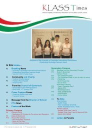 Issue No. 006, 9th December 2011 - The Alice Smith School