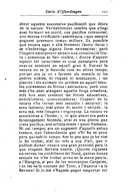 Novalis, Enric d'Ofterdingen, vol. I, traducció de Joan Maragall (1907)