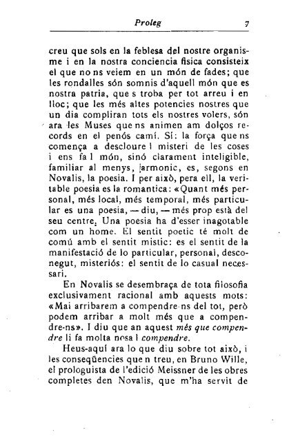 Novalis, Enric d'Ofterdingen, vol. I, traducció de Joan Maragall (1907)