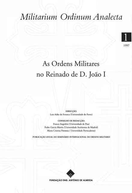 Militarium Ordinum Analecta, n.º 1 - cepese