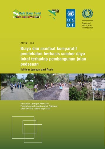 Biaya dan manfaat komparatif pendekatan berbasis sumber daya
