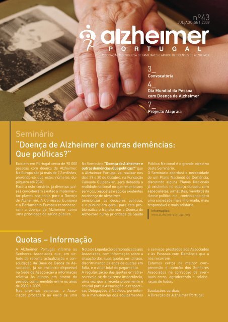 Boletim: Abr / Jun 2009 - Alzheimer Portugal