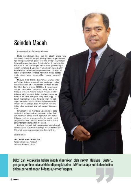create edisi khas tun dr. mahathir - Universiti Malaysia Pahang
