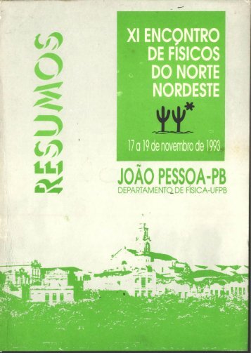 JOAO PESSOA-PB - Sociedade Brasileira de Física