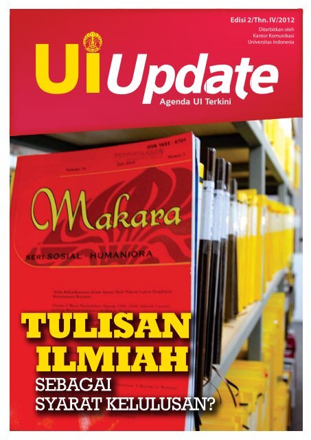 tulisan ilmiah - UI Update Online - Universitas Indonesia