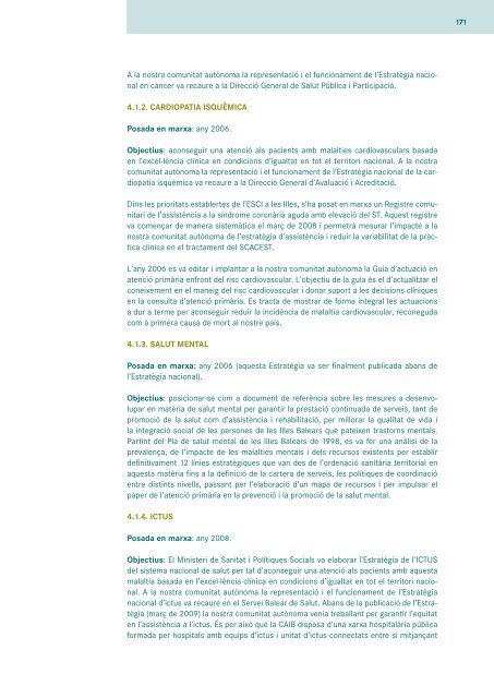 Conclusions - Servei de Salut