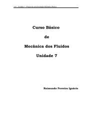 Curso Básico de Mecânica dos Fluidos Unidade 7 - Escola da Vida