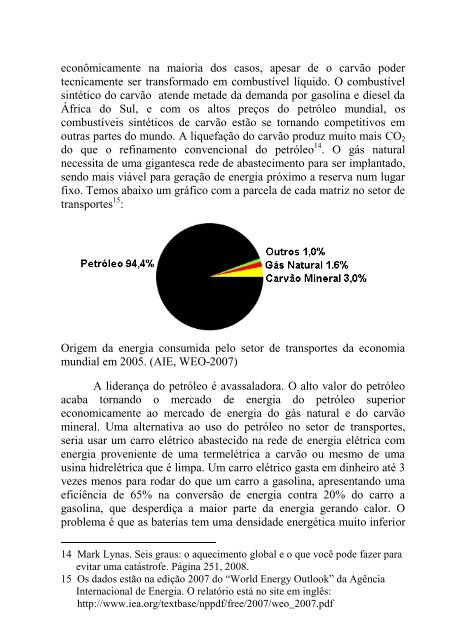 Controlando o aquecimento global. - Fundação Visconde de Cairu