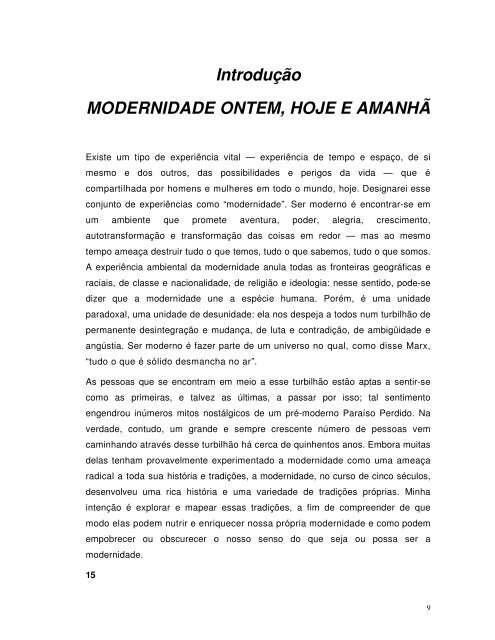 tudo que é sólido desmancha no ar - Comunicação, Esporte e Cultura