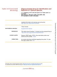 Oligonucleotide Array for Identification and Detection of Pythium ...