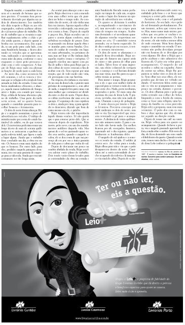 Edição 111 - Jornal Rascunho - Gazeta do Povo