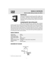 manual de instruções introdução considerações para instalação ...