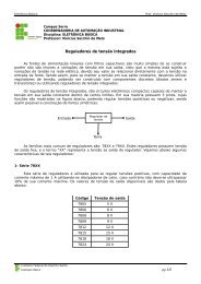 Reguladores de tensão - Campus Serra - Instituto Federal do ...