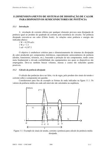 3. dimensionamento de sistemas de dissipação de calor para ...