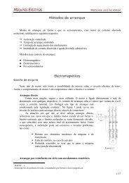 Formas de arranque de motores assíncronos