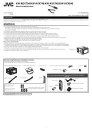 Manual de Instalação/Conexão (PDF:1450KB) - JVC