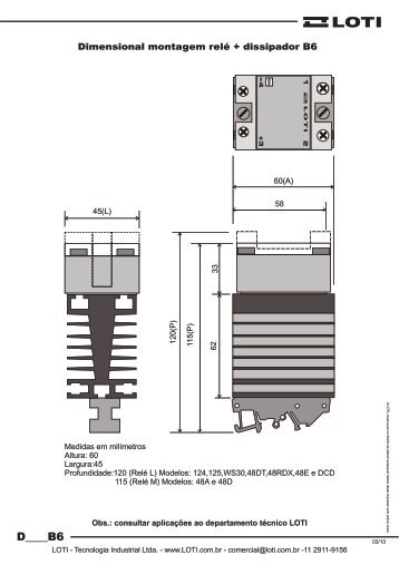 dissipador B todos com relé - Loti