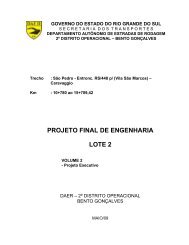 PROJETO FINAL DE ENGENHARIA LOTE 2 - Governo do Estado ...