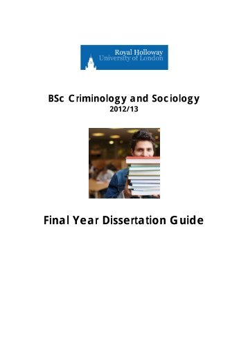 Final Year Dissertation Guide