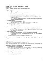 How to write a thesis/dissertation proposal (pdf file) - Filebox