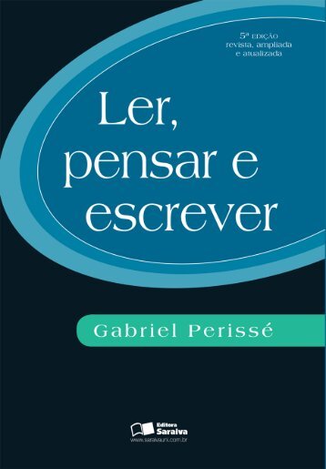 ler, pensar e escrever - Editora Saraiva