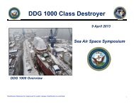 DDG 1000 Class Destroyer - Navsea