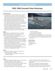 DDG 1000 Zumwalt Class Destroyer - DOT&E