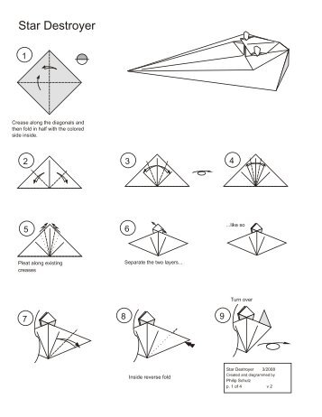 Star Destroyer - Star Wars Origami