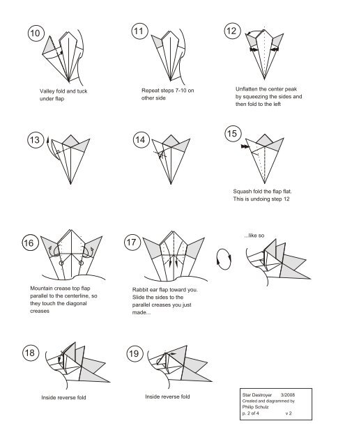 Star Destroyer - Star Wars Origami