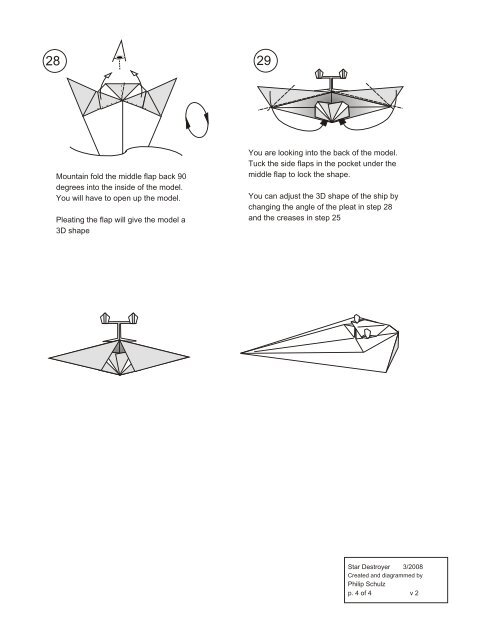 Star Destroyer - Star Wars Origami