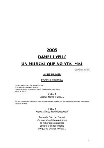 Text 2005 - Ball de Dames i Vells