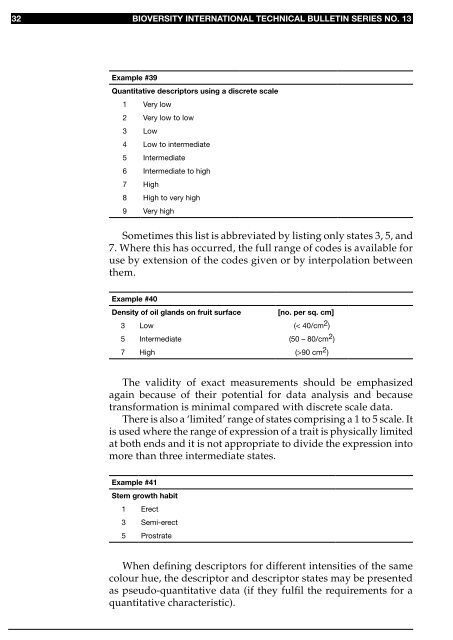 Developing crop descriptor lists - Bioversity International