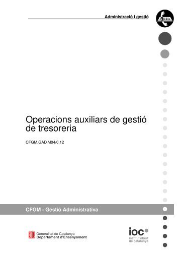 M04 - Operacions auxiliars de gestió de tresoreria - IOC