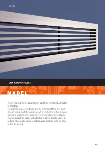 LMT LINEAR GRILLES - Madel