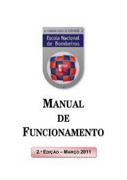 MANUAL DE FUNCIONAMENTO - Escola Nacional de Bombeiros