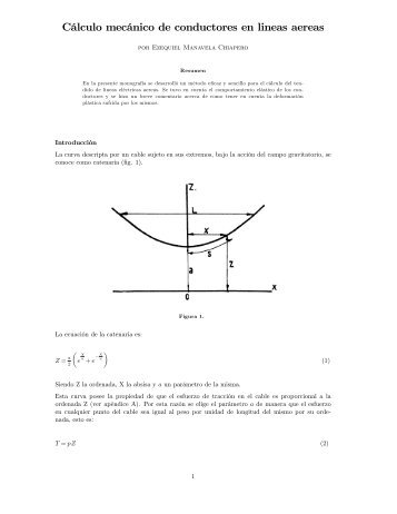 Cálculo mecánico de conductores en lineas aereas