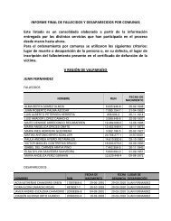 INFORME FINAL DE FALLECIDOS Y DESAPARECIDOS POR ...