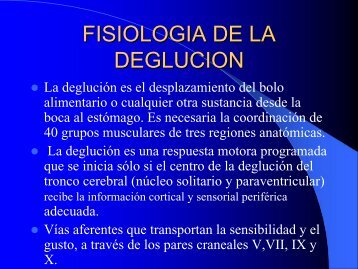 conferencia. fisiología de la deglución. rosario lópez ... - Sancyd.es