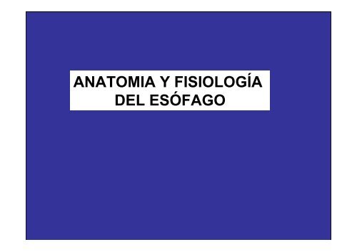 Anatomía funcional y fisiología básica de la deglución. Disfagia ...