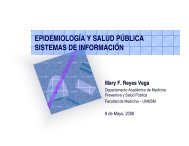 epidemiología y salud pública sistemas de ... - EPIREDPERU