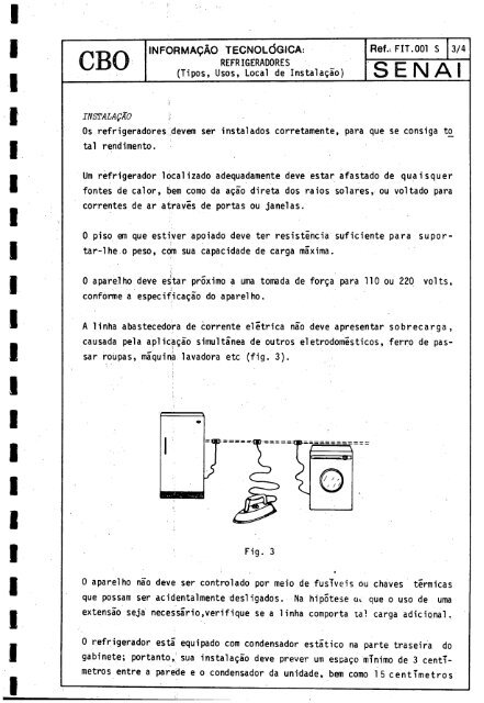 CBO MECÁNICO DE REFRIGERAQAO - OIT/Cinterfor