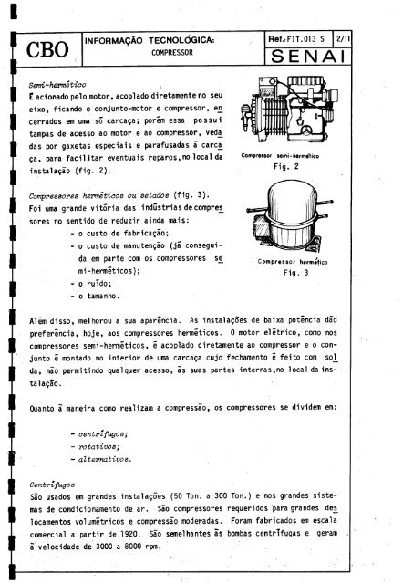 CBO MECÁNICO DE REFRIGERAQAO - OIT/Cinterfor