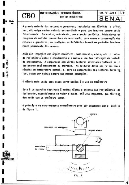 CBO MECÁNICO DE REFRIGERAQAO - OIT/Cinterfor