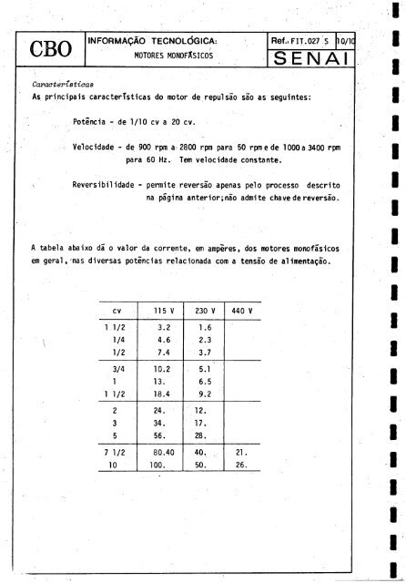 CBO MECÁNICO DE REFRIGERAQAO - OIT/Cinterfor