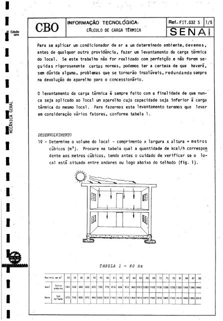 CBO MECÁNICO DE REFRIGERAQAO - OIT/Cinterfor