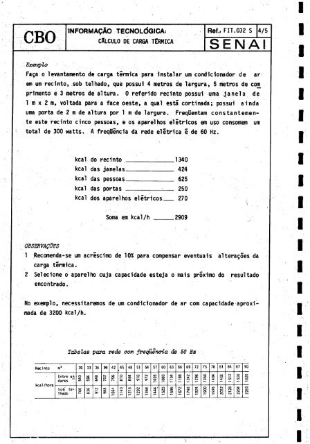 CBO MECÁNICO DE REFRIGERAQAO - OIT/Cinterfor