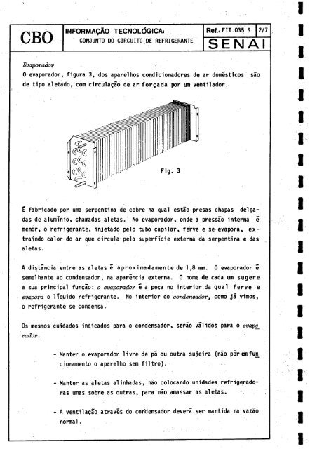 CBO MECÁNICO DE REFRIGERAQAO - OIT/Cinterfor