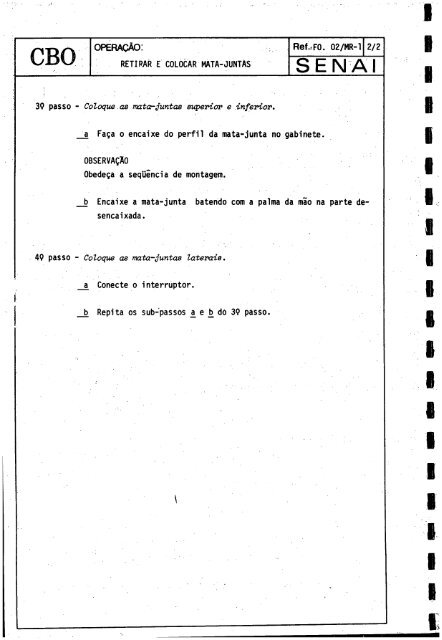 CBO MECÁNICO DE REFRIGERAQAO - OIT/Cinterfor