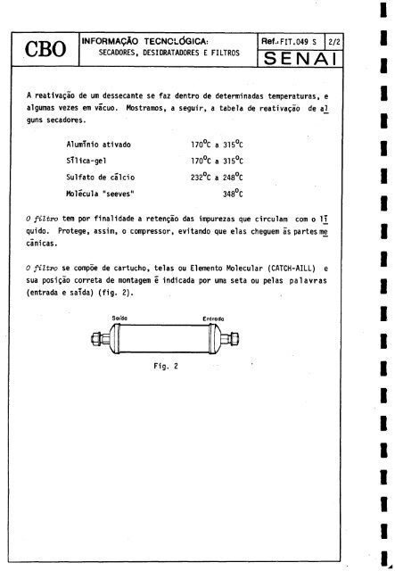 CBO MECÁNICO DE REFRIGERAQAO - OIT/Cinterfor